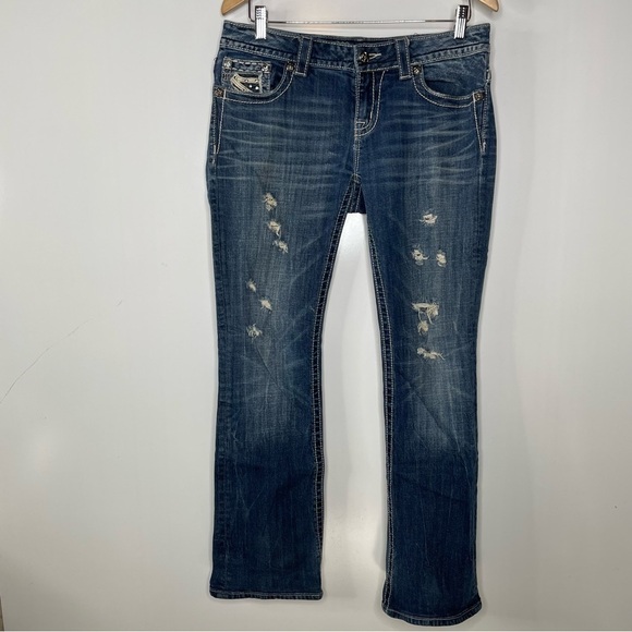 Miss Me Easy Boot Jeans Size 28 - Picture 2 of 9